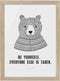 Bloomingville Kids - Tekstbord - 'Be Yourself ...' - W30xH40 cm - Multicolor