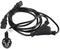 Lanberg CA-C13C-13CC-0018-BK - Kabel - Geaarde plug (C13) - Ongaeaarde plug (C7) - 200cm - Zwart