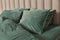 Sjumo Hoeslaken - Silky Smooth - 180 x 200/210 cm - Forest Green