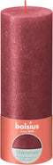 Bolsius Stompkaars Shimmer Red - 19 cm / Ø7 cm