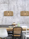 GOOD&MOJO Hanglamp Iguazu - Jute - Recht - Ø50cm - Scandinavisch,Bohemian - Hanglampen Eetkamer, Slaapkamer, Woonkamer