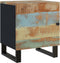vidaXL - Nachtkastje - 40x33x46 - cm - massief - gerecycled - hout