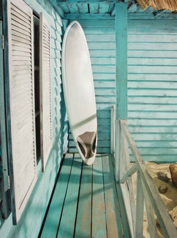 Customize-it - Surfplank 50x70cm Tuinschilderij