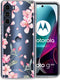 iMoshion Hoesje Geschikt voor Motorola Moto G200 Hoesje Siliconen - iMoshion Design hoesje - Roze / Blossom Watercolor