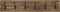 HSM Collection Kapstok Railwood - blank - teak