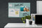 Sigel glasmagneetbord - Artverum - 60x40cm - aquamarijn - SI-GL153