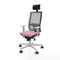 Bureaustoel met hoofdsteun Piqueras y Crespo 4B026G1 Roze