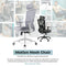 Backerz Motion Mesh - Ergonomische Bureaustoel - NEN-EN1335 Gecertificeerd - Wit & Grijs Mesh