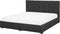 ROCHELLE - Bed opbergruimte - Donkergrijs - 180 x 200 cm - Polyester