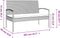 vidaXL - Tuinbank - met - kussen - 105 - cm - poly - rattan - bruin