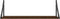 vidaXL - Wandschappen - 2 - st - 80x25x25,5 - cm - bewerkt - hout - bruin - eikenkleur