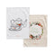 Happy Friday Tea towel (2 pc) Time to tea 70x50 cm Multicolor