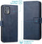 iMoshion Hoesje Geschikt voor Motorola Edge 20 Lite Hoesje Met Pasjeshouder - iMoshion Luxe Bookcase - Donkerblauw