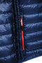 Alvivo Outdoorjas Workuta Heren Nylon Donkerblauw/rood Mt Xs