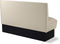 Bel Air Dinerbank Single Booth HW-150 Off White