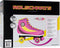 Nijdam Sugar Babe - Rolschaatsen - PU leer vetersluiting - Roze/Paars/Geel/Wit - Maat 40