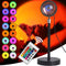Mobstore Sunset Lamp - Projector lamp - 16 Kleuren - 360 graden draaibaar - Afstandsbediening - Sfeerverlichting