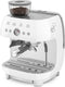 Smeg EGF03WHEU - Espressomachine met bonenmaler - 19 bar druk - Wit