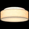 Plafonniere Taupe 38 x 13.5 cm Stof