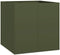 vidaXL - Plantenbak - 80x80x80 - cm - staal - olijfgroen