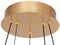 Steinhauer Ringlux 3514GO - Hanglamp - Hoogte instelbaar dimfunctie - Goud 60cm