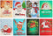 Rubye® Diamond Painting Kerstkaarten - Creatieve hobby - 8 stuks (8 stuks)