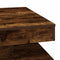 vidaXL - Salontafel - 360 - graden - draaibaar - 70x70x34,5 - cm - gerookt - eiken