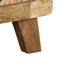 vidaXL - Nachtkastje - 37x32x50 - cm - massief - ruw - mangohout