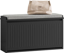 SoBuy FSR98-L-SCH - Schoenenkast - 4 paar schoenen - Zwart