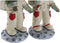 Decoratieve figuren DKD Home Decor Hars (2 pcs) (9 x 8.5 x 17 cm)
