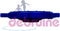 Piratenstuur Groot Blauw