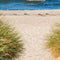 Customize it - Tuindoek deur strand 170x90cm bruin