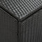 vidaXL - Tuinbox - 180x90x70 - cm - poly - rattan - zwart