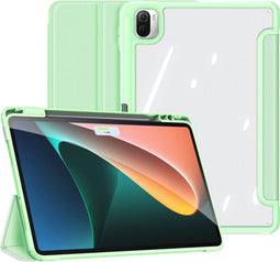 Dux Ducis - Tablet hoes geschikt voor xiaomi pad 5 / 5 Pro - Toby Series - Tri-Fold Book Case - Groen