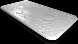 Rittal AX 2566.300 - Flensplaat 221 mm x 401 mm - Kunststof Grijs