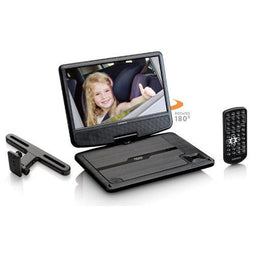 Lenco DVP-901 - Draagbare DVD-speler 9" met USB en hoofdsteunbevestiging - Zwart