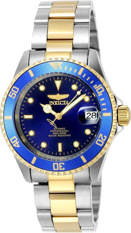 Invicta Pro Diver 8928OB - Heren Horloge - Automatisch - Waterdicht 20 ATM - Roestvrij Staal met blauwe Wijzerplaat 40mm