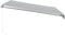 vidaXL - Luifel - handmatig - uittrekbaar - en - LED - 400x300 - cm - antraciet - en - wit