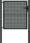 vidaXL - Poort - 105x150 - cm - staal - antracietkleurig