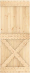 vidaXL - Deur - NARVIK - 85x210 - cm - massief - grenenhout