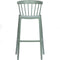 WOOOD Bliss Bliss Barstoel binnen/buiten - Kunststof - Jadegroen - 75x52x53