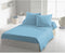 HOME LINGE PASSION - HP72090 - Set van 2 kussenslopen 63 x 63 cm - Microvezel - Hemelsblauw (2 stuks)