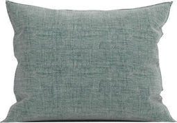 Zohome Kussensloop Lino - Kussenhoes van 60x70 cm - 1 stuk - 100% Katoen - Groen