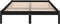 vidaXL - Bedframe - massief grenenhout - 200x200 cm - zwart