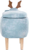 REINDEER - Hocker - Blauw - Polyester