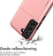 imoshion Hoesje Geschikt voor Samsung Galaxy S21 Hoesje - Ruimte voor 2 pasjes - imoshion Backcover met pasjeshouder - Rosé Goud