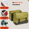 New Looxs ® Oslo Joli Double - Dubbele Fietstas - 37L - Geschikt voor Elektrische Fietsen - 100% Gerecycled Polyester - Olive-Yellow