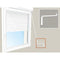 Crank alleen - In wit gelakt staal - Ronde uitlaat: � 12 mm