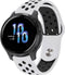 imoshion Siliconen sport bandje - Universeel 22 mm aansluiting - Wit / Zwart