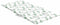 vidaXL - Stoelkussens - 2 - st - lage - rug - stof - bladpatroon